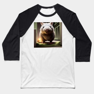 Wombat paying you a visit Baseball T-Shirt